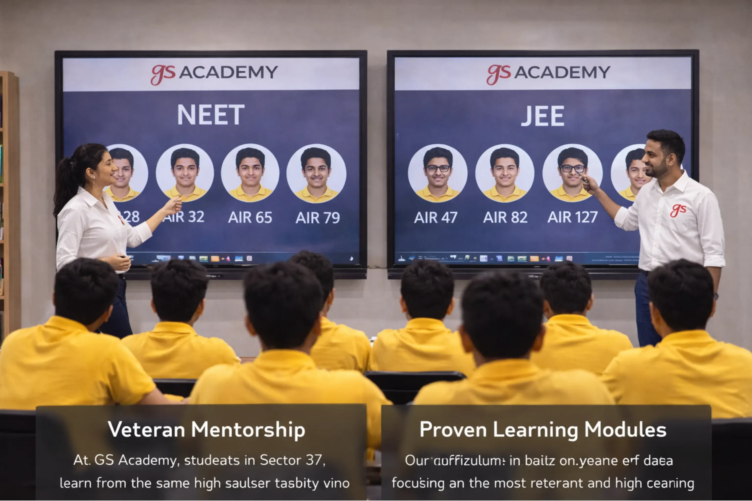 The Highest Standard for NEET & JEE Preparation in Sector 37